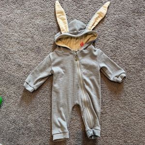 New Baby bunny costume jumpsuit romper ears bodysuit